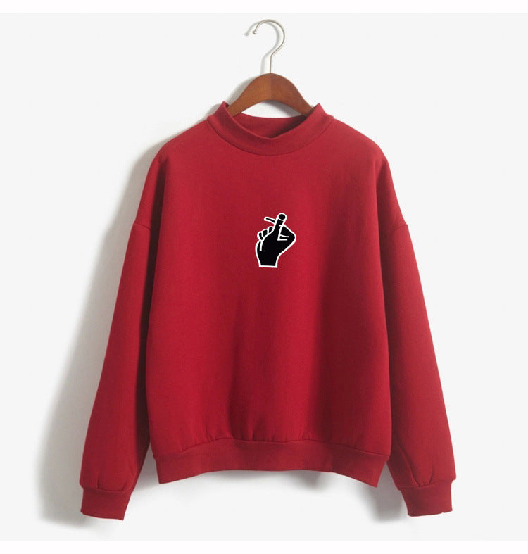 Oversized Cozy Women’s Sweatshirt - Mock Neck, Fleece 06style 3D Changing Face Moving Picture Frame - Tophatter Daily Deals