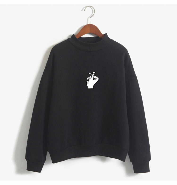 Oversized Cozy Women’s Sweatshirt - Mock Neck, Fleece 08style 3D Changing Face Moving Picture Frame - Tophatter Daily Deals