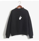 Oversized Cozy Women’s Sweatshirt - Mock Neck, Fleece 08style 3D Changing Face Moving Picture Frame - Tophatter Daily Deals
