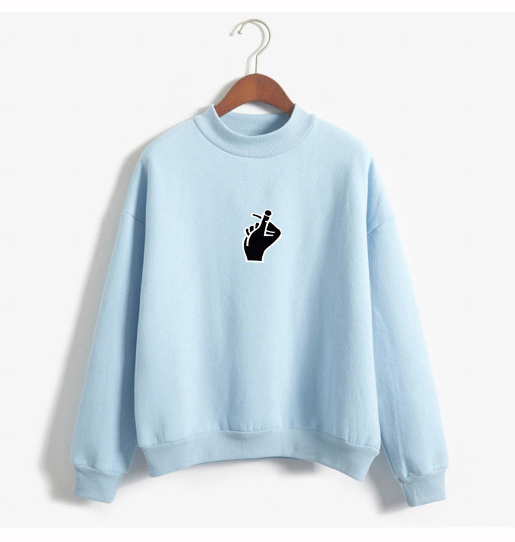Oversized Cozy Women’s Sweatshirt - Mock Neck, Fleece 13style 3D Changing Face Moving Picture Frame - Tophatter Daily Deals