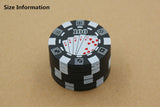 Alloy Small Chip Three-Layer Cigarette Grinder And Smoking Accessories 0 - Tophatter Daily Deals