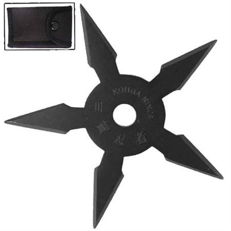 Secret Khoga Ninja Five Points Throwing Star Black - TOPHATTER'S ARMORY DEALS Collectible Weapons - Tophatter Daily Deals