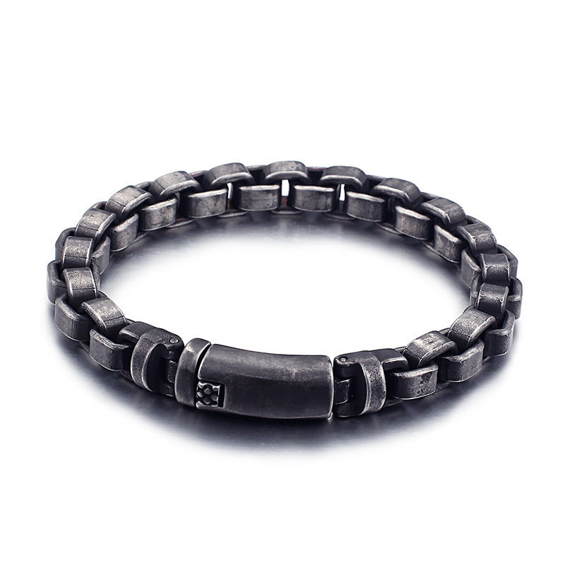 Fashion Titanium Steel Bracelet Casting Personality Trendy Men's Bracelet Bracelets - Tophatter Daily Deals