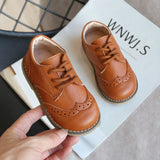 Boys Leather Shoes British Style Autumn New Children'S Baby Shoes Korean Girls Black Princess Shoes Single Shoes Brown 0 - Tophatter Daily Deals