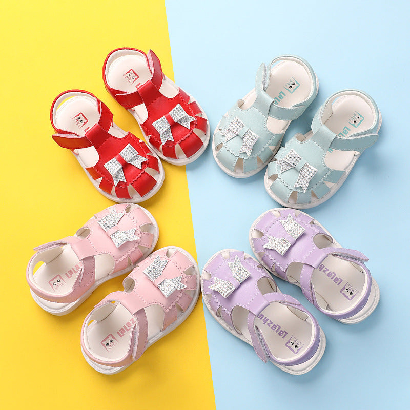 Baby Princess Shoes Girls Toddler Leather Sandals Baby Toddler Children's Shoes 0 - Tophatter Daily Deals
