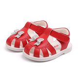Baby Princess Shoes Girls Toddler Leather Sandals Baby Toddler Children's Shoes Red 0 - Tophatter Daily Deals