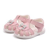 Baby Princess Shoes Girls Toddler Leather Sandals Baby Toddler Children's Shoes Pink 0 - Tophatter Daily Deals