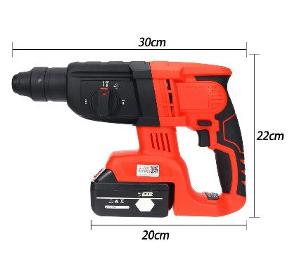 3 IN 1 Electric Brushless Hammer Cordless Power Impact Drill With Lithium Battery Power Drill Electric Drill AU 0 - Tophatter Daily Deals