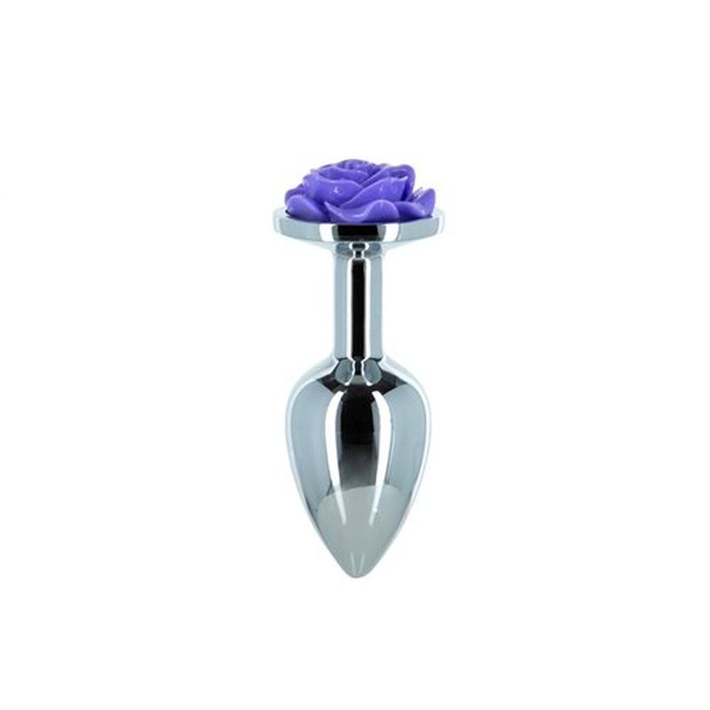 Purple Rose 3 Inch Metal Butt Plug > Anal Range > Jewel Butt Plugs - Tophatter Daily Deals