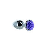 Purple Rose 3 Inch Metal Butt Plug > Anal Range > Jewel Butt Plugs - Tophatter Daily Deals