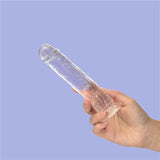 Crystal Dildo Straight 7 Inch Clear Premium Body Safe TPE > Dildos > Realistic Dildos - Tophatter Daily Deals