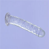 Crystal Dildo Straight 7 Inch Clear Premium Body Safe TPE > Dildos > Realistic Dildos - Tophatter Daily Deals