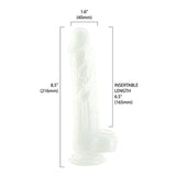 Pearl Dildo 8.5 Inch Pearl White with Suction Cup Base > Dildos > Realistic Dildos - Tophatter Daily Deals