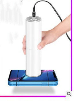 120W Wireless Car Vacuum Cleaner, Car Rechargeable Super Suction High Power Vacuum Cleaner White 0 - Tophatter Daily Deals