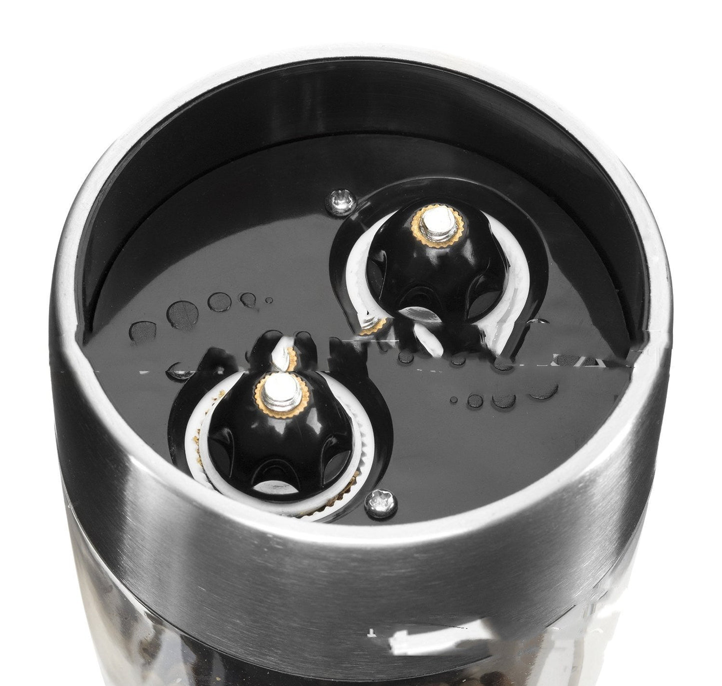 2 In1 Stainless Steel Pepper Grinder Kitchen Tools Portable 0 - Tophatter Daily Deals