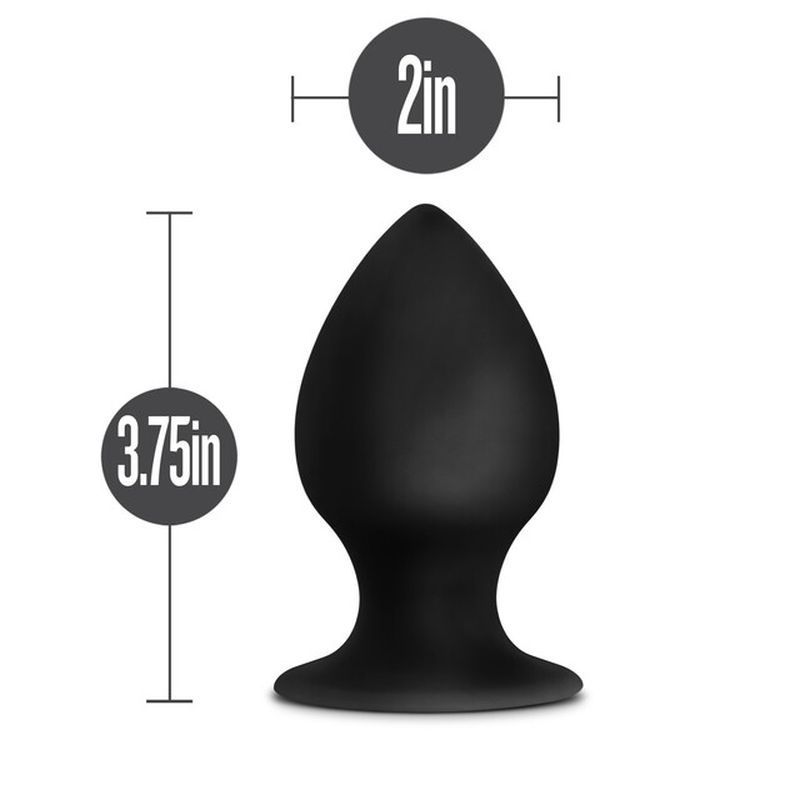 Anal Adventures Platinum Silicone Anal Stout Plug 3.75 Inch Large > Anal Range > Butt Plugs - Tophatter Daily Deals