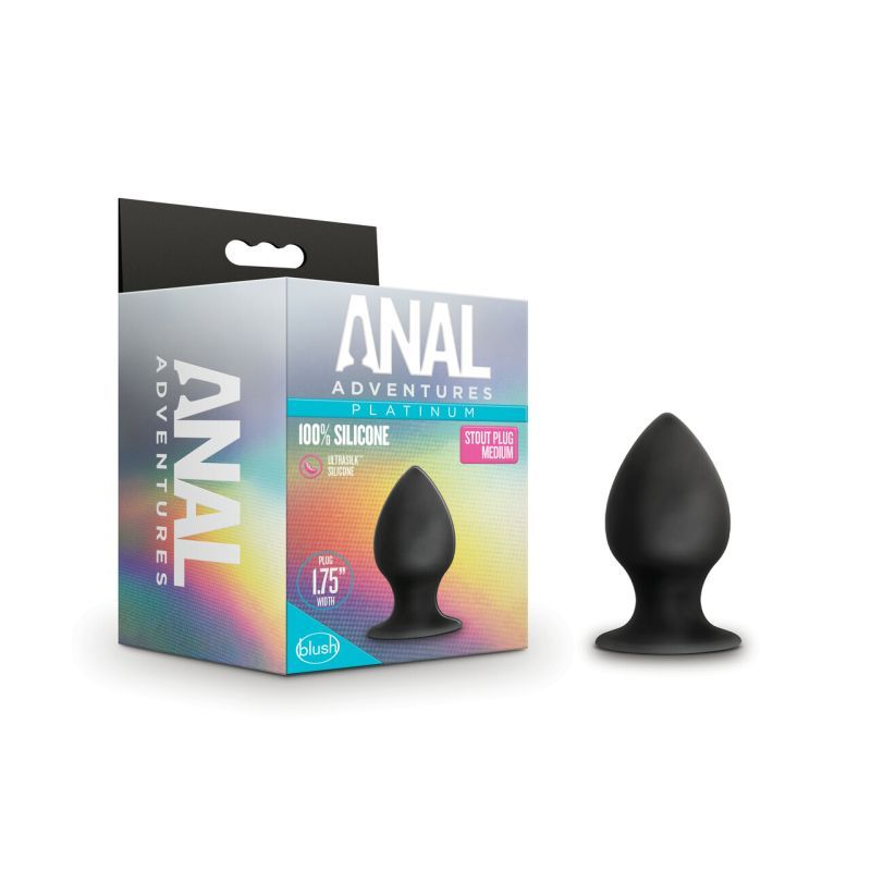 Anal Adventures Platinum Silicone Anal Stout 3 Inch Plug > Anal Range > Butt Plugs - Tophatter Daily Deals