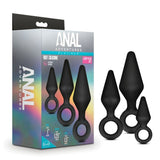 Anal Adventures Platinum Silicone Loop Anal Plug Kit > Anal Range > Butt Plug Kits - Tophatter Daily Deals