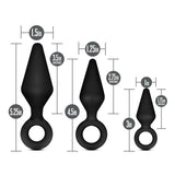 Anal Adventures Platinum Silicone Loop Anal Plug Kit > Anal Range > Butt Plug Kits - Tophatter Daily Deals