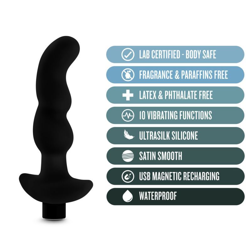 Anal Adventures Platinum Silicone Prostate Massager > Anal Range > Prostate Plugs - Tophatter Daily Deals