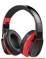 Bluetooth Headset Headset Folding Subwoofer Mobile Phone Wireless Card Gift Headset Headset Red 0 - Tophatter Daily Deals