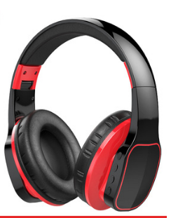 Bluetooth Headset Headset Folding Subwoofer Mobile Phone Wireless Card Gift Headset Headset Red 0 - Tophatter Daily Deals