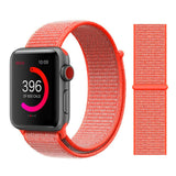 42 44mm Nylon Velcro Loopback Sports Watch Rose Red 0 - Tophatter Daily Deals