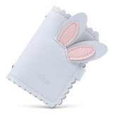 Anti-degaussing Card Holder Compact Card Holder Wallet All-in-one Bag For Women Light Blue Rabbit ears 0 - Tophatter Daily Deals