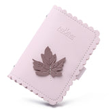 Anti-degaussing Card Holder Compact Card Holder Wallet All-in-one Bag For Women Purple Maple leaf 0 - Tophatter Daily Deals