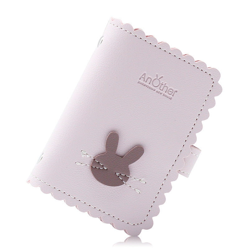 Anti-degaussing Card Holder Compact Card Holder Wallet All-in-one Bag For Women Purple Bunny 0 - Tophatter Daily Deals