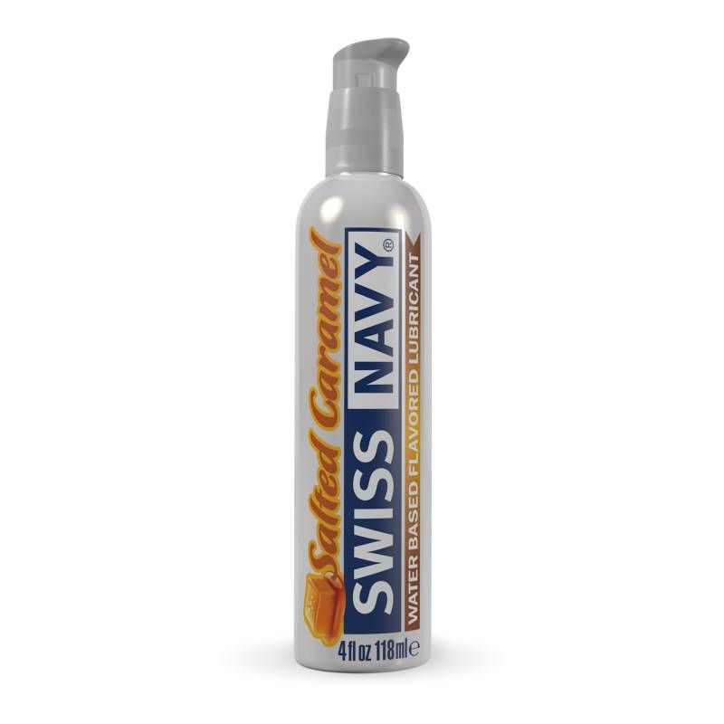 Swiss Navy Salted Caramel Lubricant 4 Ounce Intimate Pleasure Enhancer > Lube > Flavoured - Tophatter Daily Deals