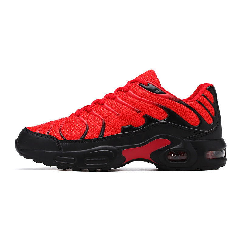 Breathable Mesh Shoes Student Youth Personality Wear-resistant Casual Sports Shoes Red 0 - Tophatter Daily Deals