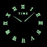 Acrylic Mirror Living Room Creative Wall Clock Product Decoration 0 - Tophatter Daily Deals