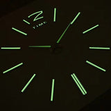 Acrylic Mirror Living Room Creative Wall Clock Product Decoration 0 - Tophatter Daily Deals