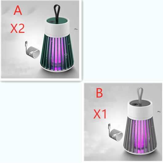 Anti Mosquitoes Portable Electric Mosquito Killer Lamp USB Insect Killer LED Mosquito Trap Bug Zapper Repellent F Set USB 0 - Tophatter Daily Deals