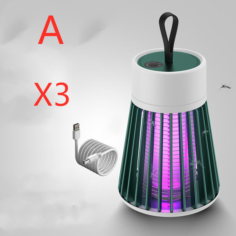 Anti Mosquitoes Portable Electric Mosquito Killer Lamp USB Insect Killer LED Mosquito Trap Bug Zapper Repellent A Set USB 0 - Tophatter Daily Deals