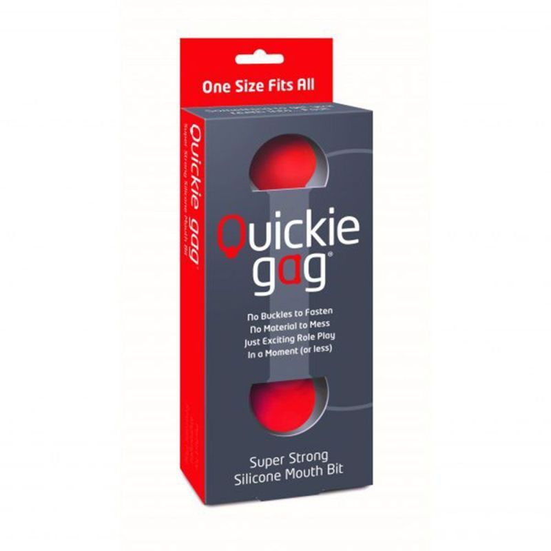Quickie Gag Mouth Bit Red - One Size Fits Most > Bondage Gear > Gags and Bits - Tophatter Daily Deals