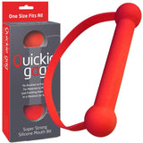 Quickie Gag Mouth Bit Red - One Size Fits Most > Bondage Gear > Gags and Bits - Tophatter Daily Deals