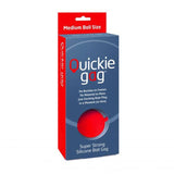 Quickie Gag Medium Ball Red Silicone Stretch Ball Gag > Bondage Gear > Gags and Bits - Tophatter Daily Deals