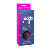 Quickie Gag Medium Ball Black Silicone One Size Fits Most > Bondage Gear > Gags and Bits - Tophatter Daily Deals
