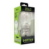 Zolo Gripz Dotted Clear – Squeezable Stroker > Sex Toys For Men > Masturbators > Manual - Tophatter Daily Deals