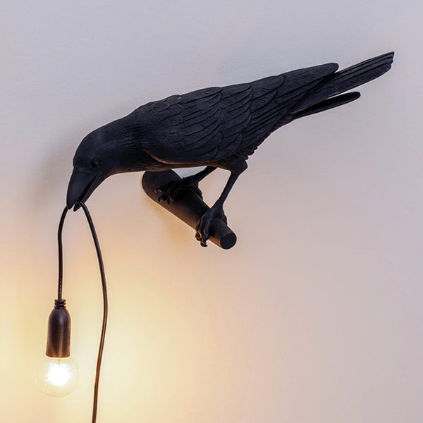 Bird Table Lamp Auspicious Bird Table Lamp Animal Shape Bird Wall Lamp Black D 0 - Tophatter Daily Deals