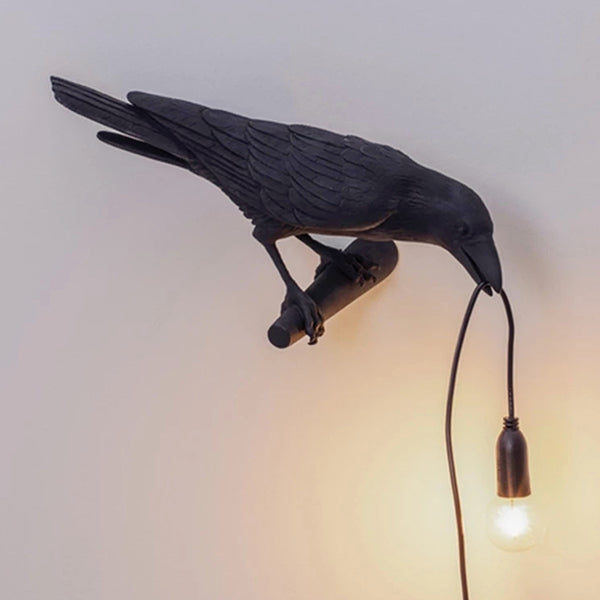 Bird Table Lamp Auspicious Bird Table Lamp Animal Shape Bird Wall Lamp Black C 0 - Tophatter Daily Deals
