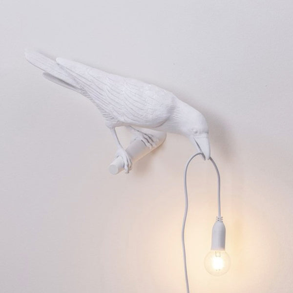 Bird Table Lamp Auspicious Bird Table Lamp Animal Shape Bird Wall Lamp White C 0 - Tophatter Daily Deals
