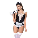 French Maid 3 Piece Set Adult Costume for Alluring Evenings > Clothes > Costumes > Womens - Tophatter Daily Deals