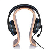 Bluetooth Wooden Earphone Holder Headset Earphone Holder 0 - Tophatter Daily Deals