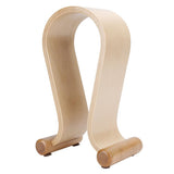 Bluetooth Wooden Earphone Holder Headset Earphone Holder Birch Color 0 - Tophatter Daily Deals