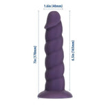 Unicorn Dildo 7 Inch Purple Silicone > Dildos > Neutral Dildos - Tophatter Daily Deals