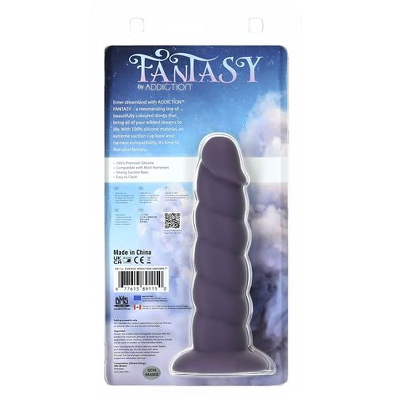 Unicorn Dildo 7 Inch Purple Silicone > Dildos > Neutral Dildos - Tophatter Daily Deals