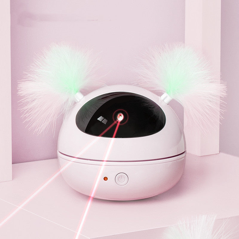 Automatic electric cat toy cat toy Pink USB 0 - Tophatter Daily Deals